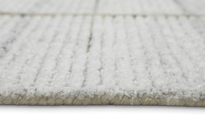 Kurzflor Teppich Rund Perl Weiß "Hamptons TWENTYTWO" WECONhome