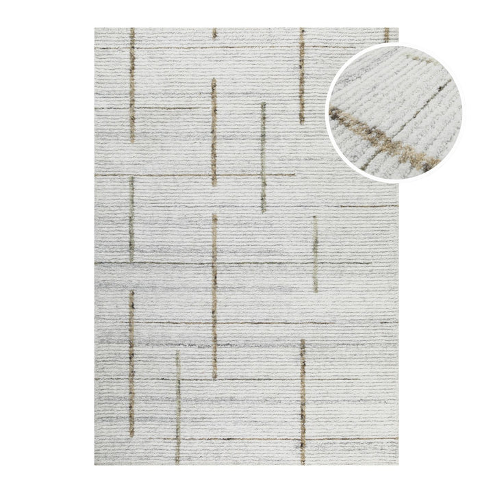 Rechteckige Darstellung von TWENTYTWO im eleganten Hamptons-Stil von WECONhome, inklusive vergrößerter Detailansicht zur Darstellung von Oberfläche und Struktur.