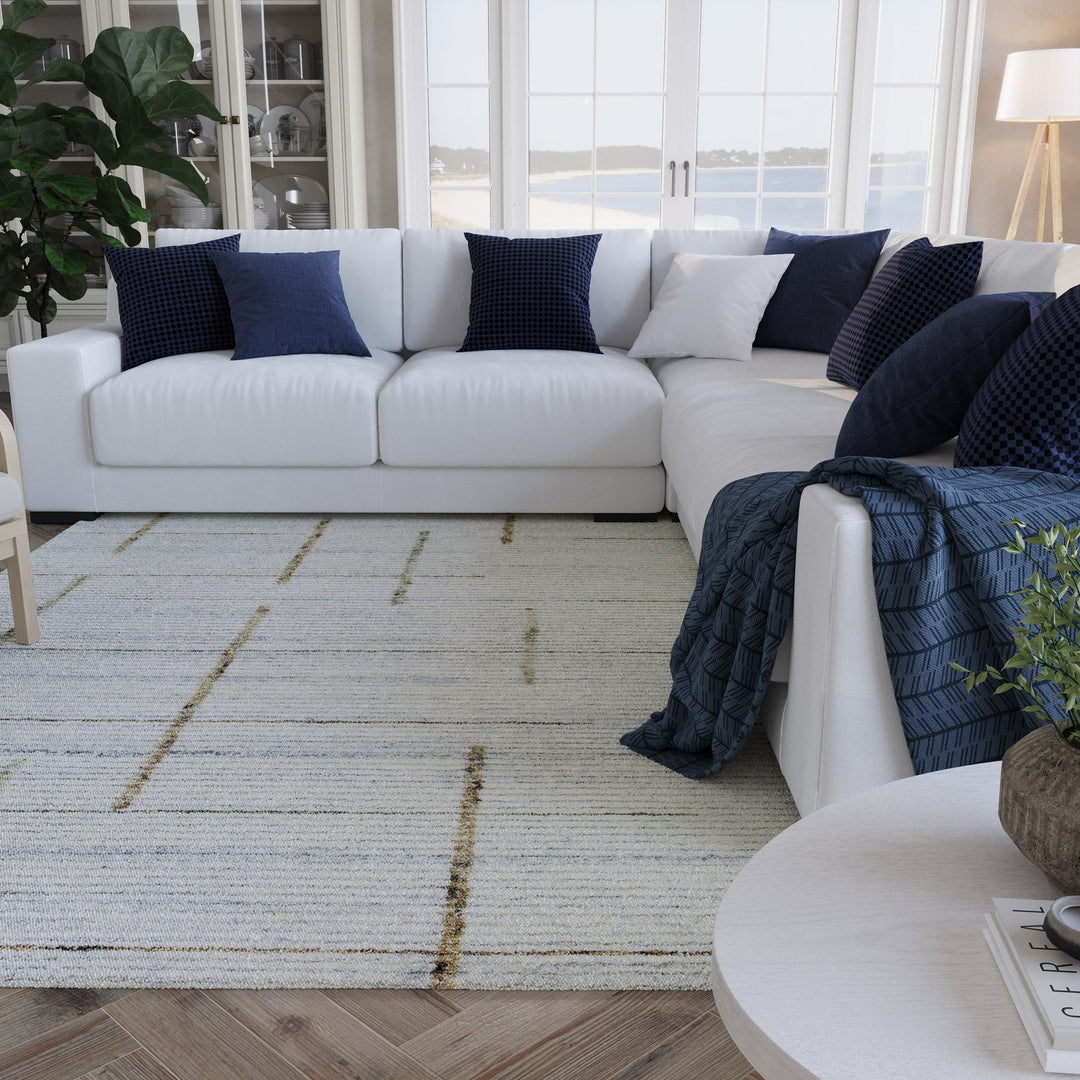 Kurzflor Teppich Perl Weiß "Hamptons TWENTYTWO" WECONhome