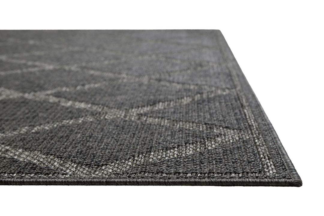 Bergamo Outdoor anthrazit Kurzflor rechteckig