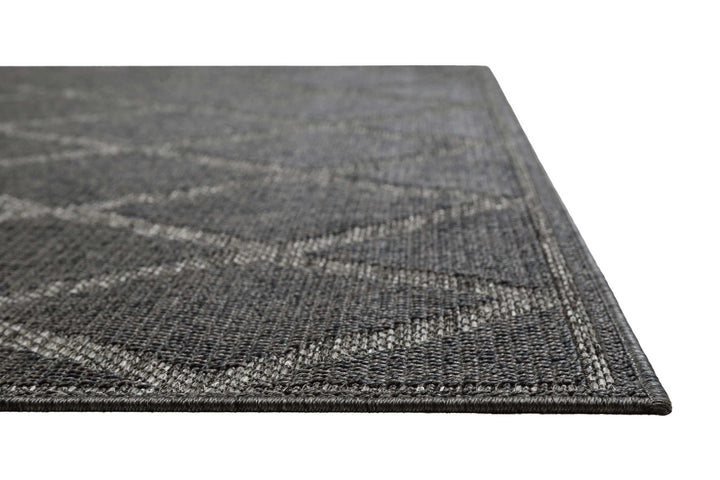 Bergamo Outdoor anthrazit Kurzflor rechteckig