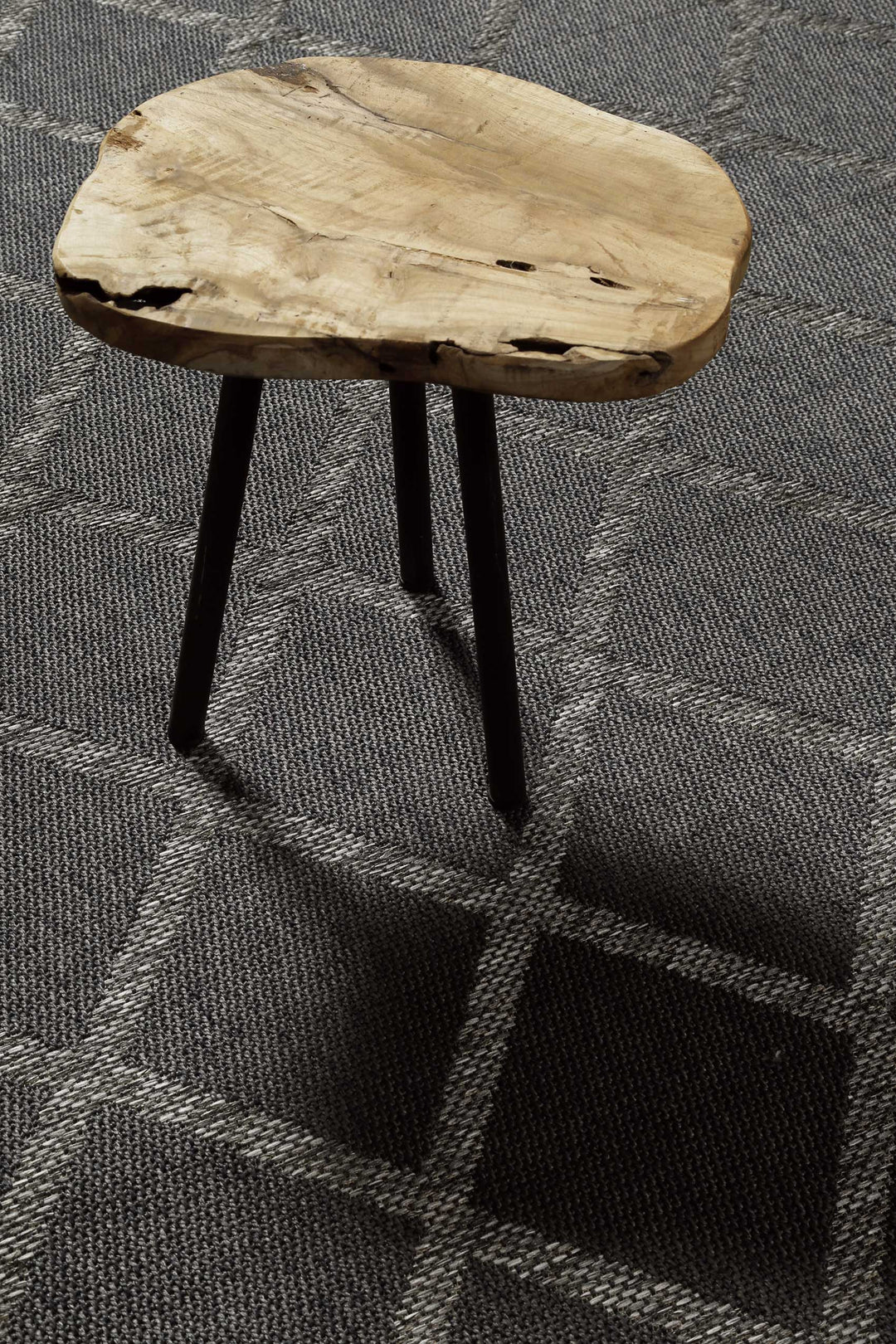 Bergamo Outdoor anthrazit Kurzflor rechteckig