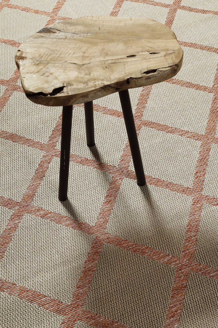 Bergamo Outdoor beige Kurzflor rechteckig