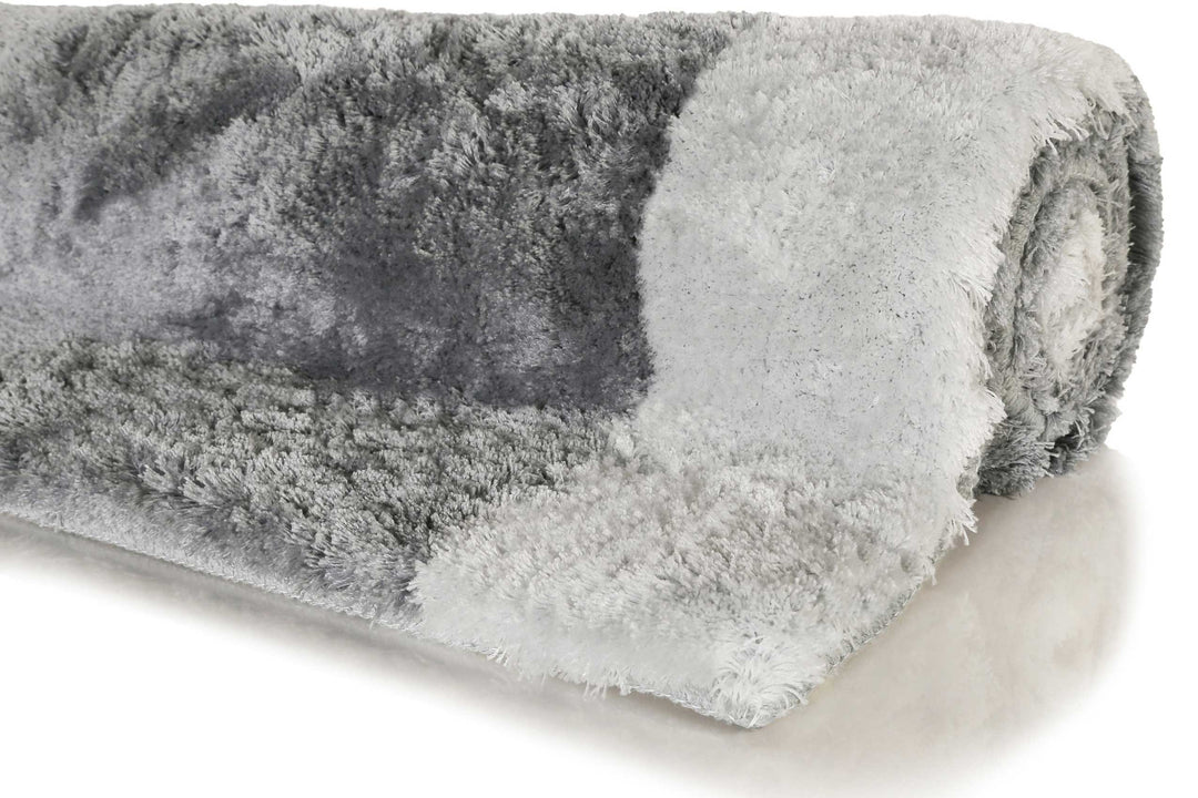 Cala Rosso Badteppich grau Hochflor rechteckig