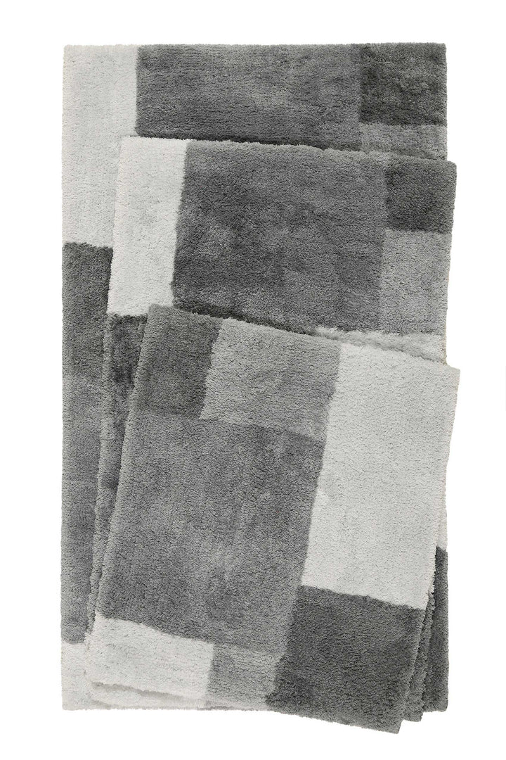 Cala Rosso Badteppich grau Hochflor rechteckig