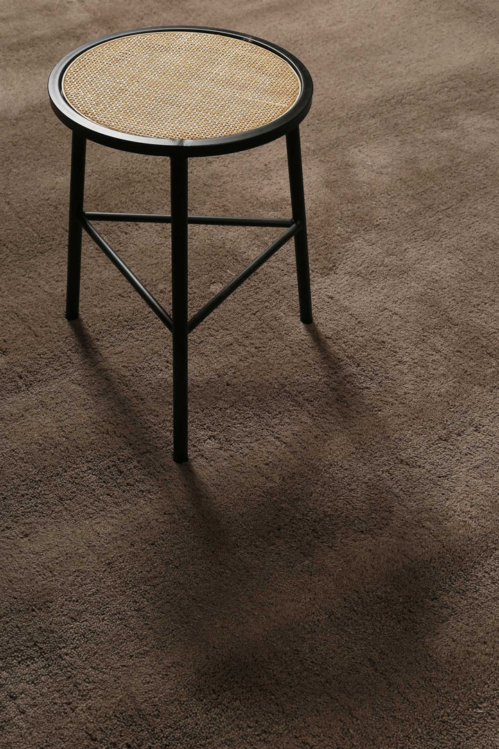 Campino Teppich taupe Kurzflor rechteckig