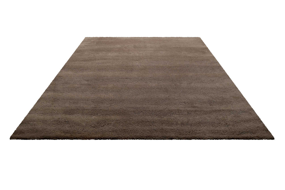 Campino Teppich taupe Kurzflor rechteckig