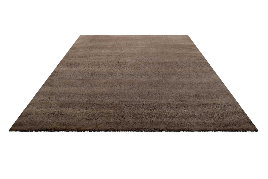 Campino Teppich taupe Kurzflor rechteckig