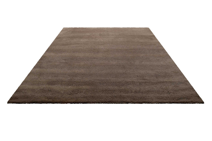 Campino Teppich taupe Kurzflor rechteckig