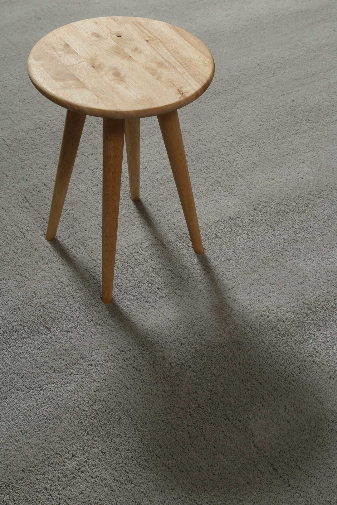 Campino Teppich hellgrau Kurzflor rechteckig