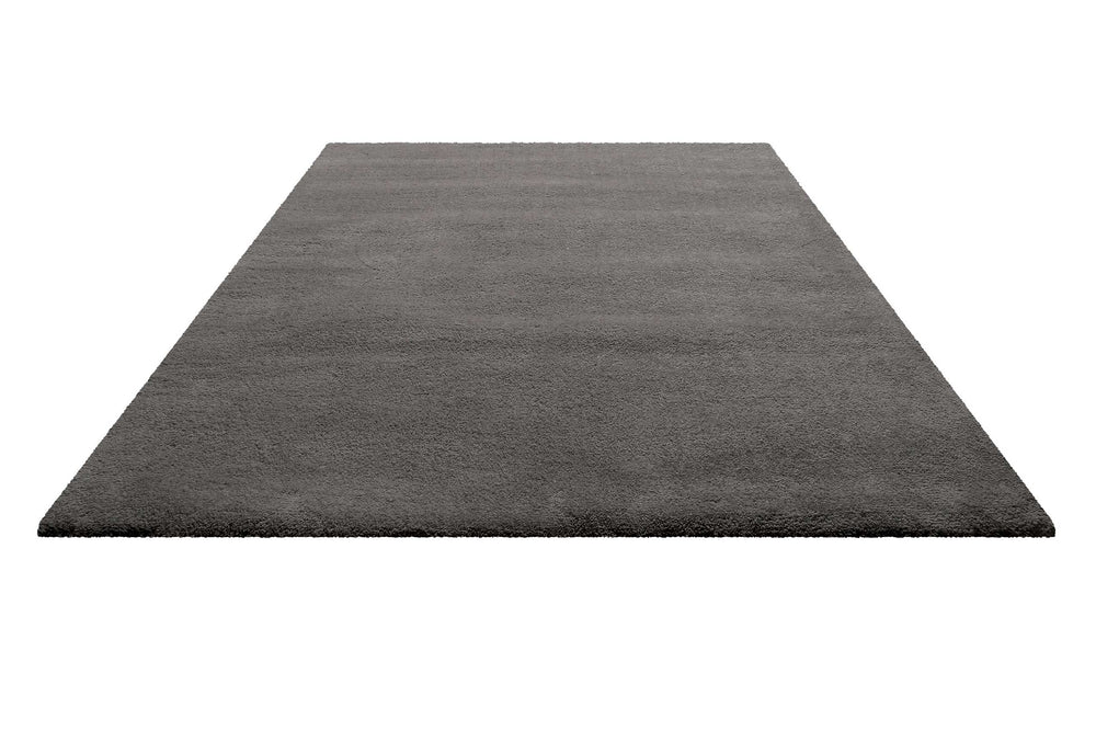 Campino Teppich grau Kurzflor rechteckig