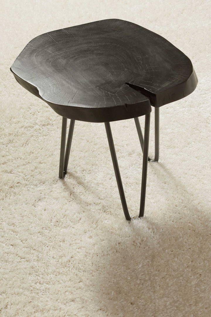 Flavio Teppich creme weiß Hochflor rechteckig