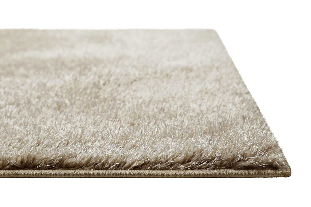 Flavio Teppich sand beige Hochflor rechteckig