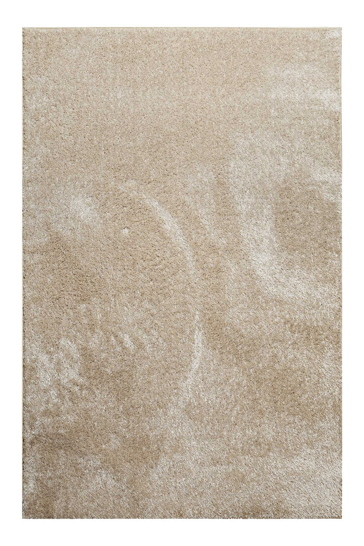 Flavio Teppich sand beige Hochflor rechteckig