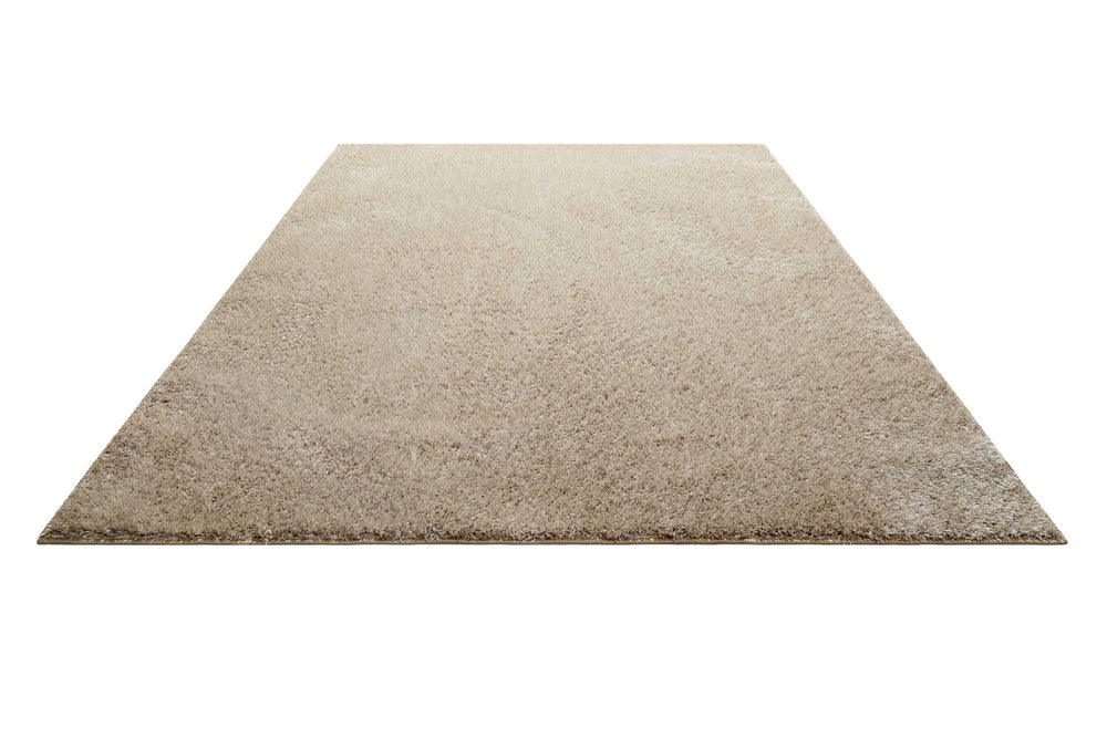 Flavio Teppich sand beige Hochflor rechteckig
