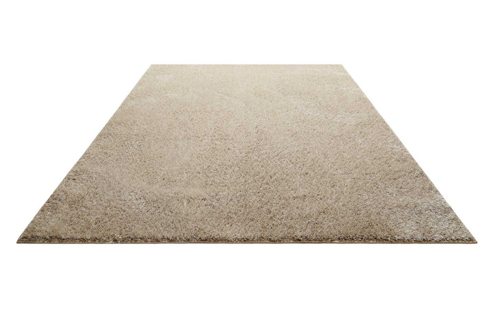 Flavio Teppich sand beige Hochflor rechteckig