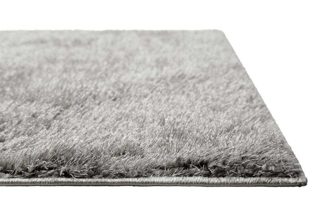 Flavio Teppich hellgrau Hochflor rechteckig