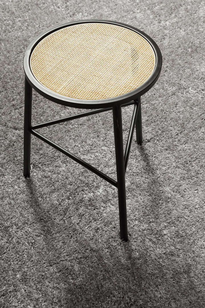 Flavio Teppich hellgrau Hochflor rechteckig