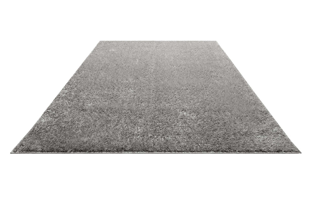 Flavio Teppich hellgrau Hochflor rechteckig