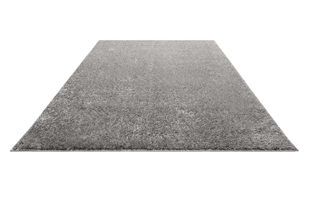 Flavio Teppich hellgrau Hochflor rechteckig