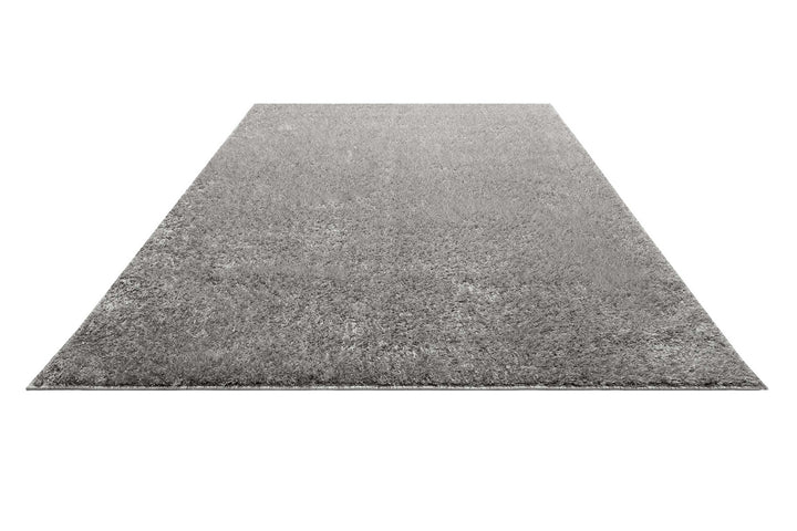 Flavio Teppich hellgrau Hochflor rechteckig