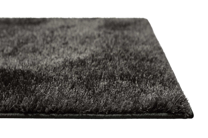 Flavio Teppich anthrazit grau Hochflor rechteckig