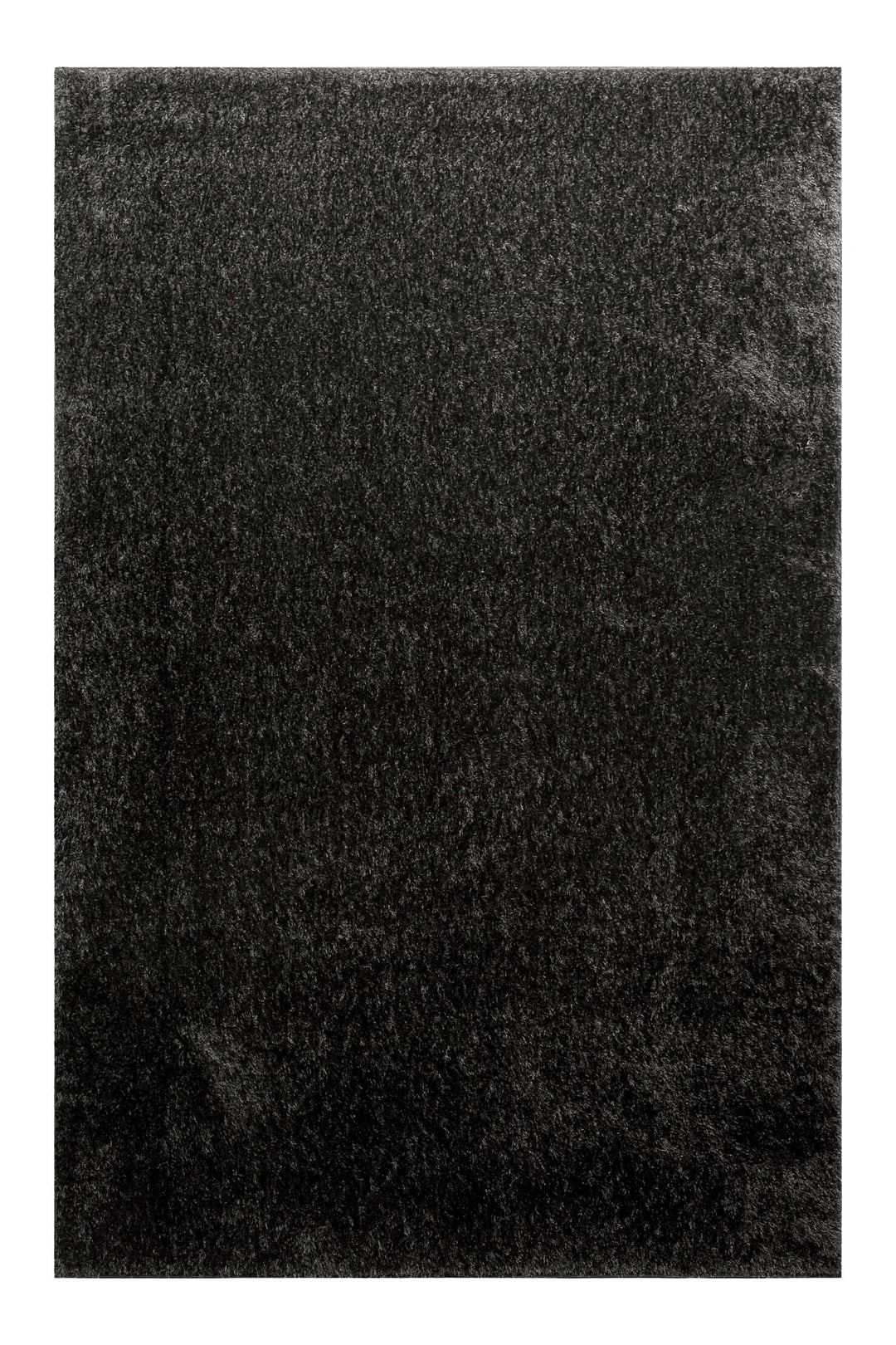 Flavio Teppich anthrazit grau Hochflor rechteckig