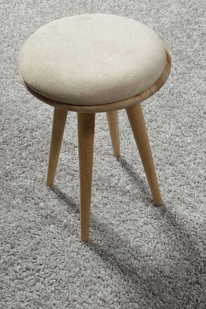 Gino Teppich hellgrau Hochflor rechteckig