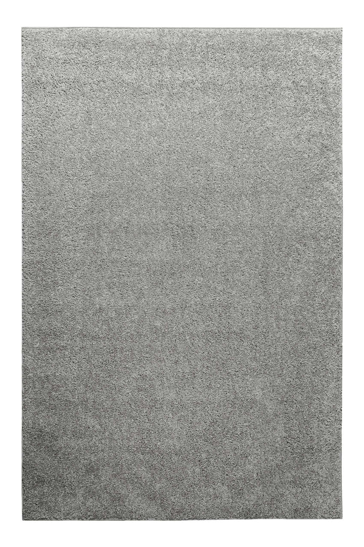 Gino Teppich hellgrau Hochflor rechteckig