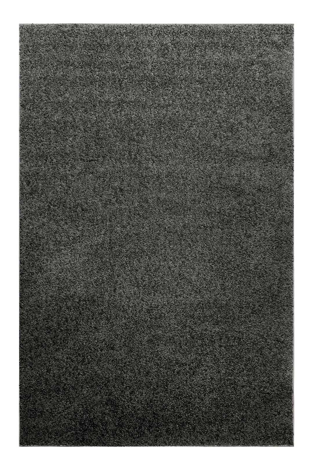 Gino Teppich anthrazit grau Hochflor rechteckig