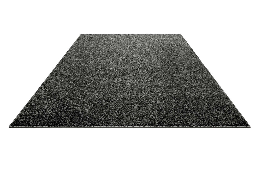 Gino Teppich anthrazit grau Hochflor rechteckig