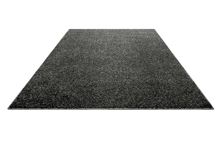 Gino Teppich anthrazit grau Hochflor rechteckig