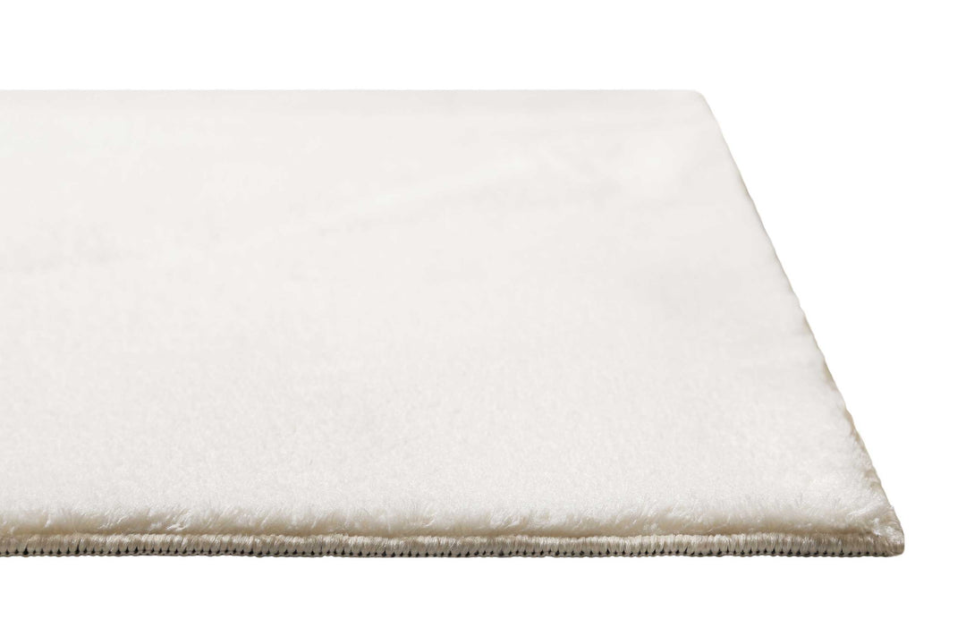 Lago Teppich creme beige Kurzflor rechteckig