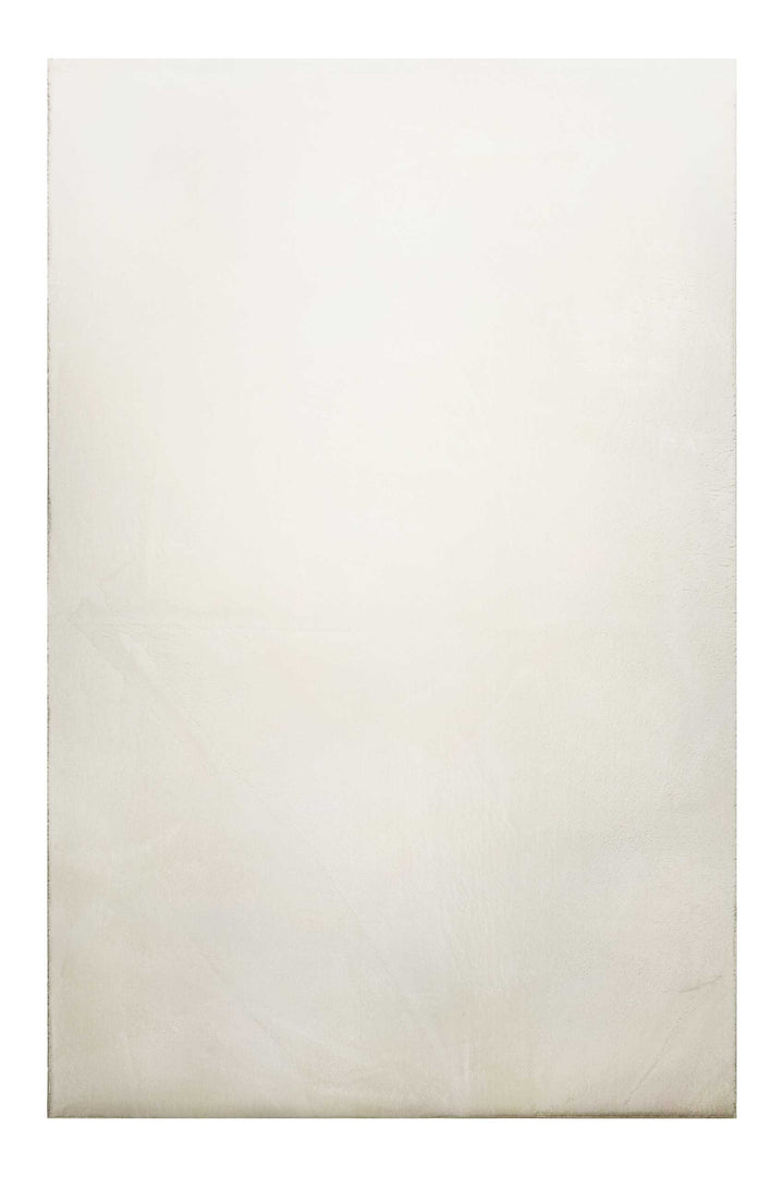 Lago Teppich creme beige Kurzflor rechteckig