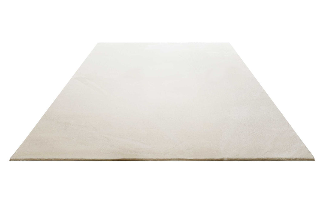 Lago Teppich creme beige Kurzflor rechteckig