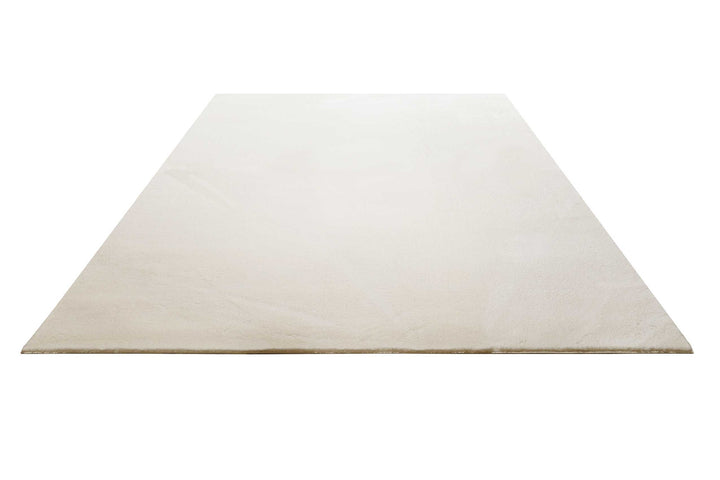 Lago Teppich creme beige Kurzflor rechteckig
