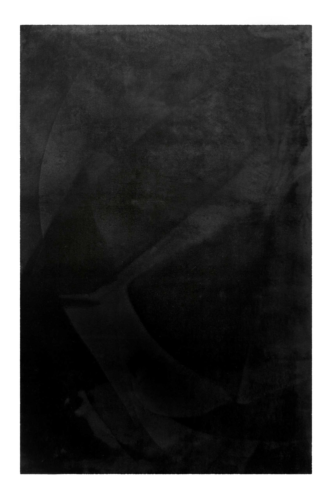 Lago Teppich schwarz Kurzflor rechteckig