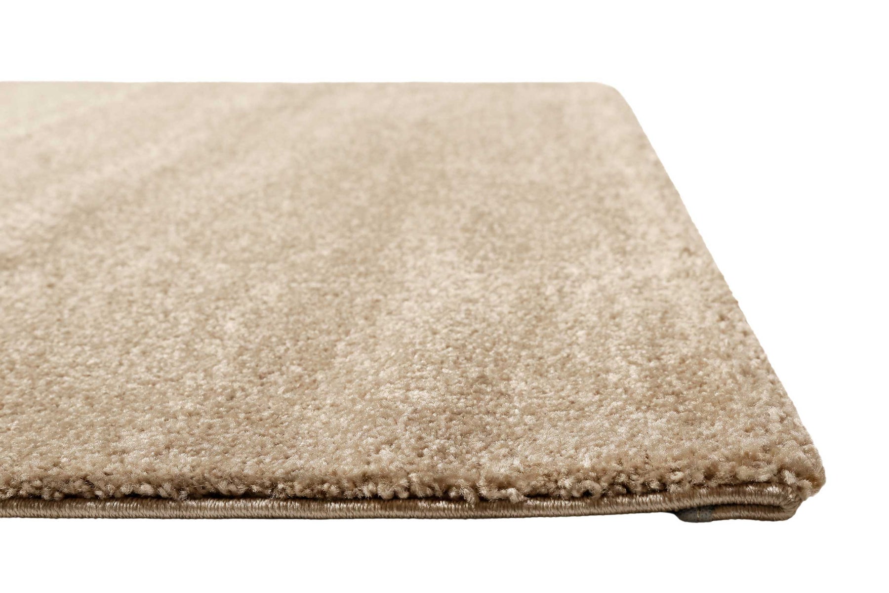 Homie » Kurzflor Beige Living Sand Teppich – Outlet-Teppiche Lido «