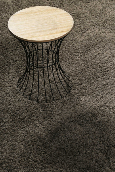 Teppich Taupe Hochflor B-Ware » Lola « Homie Living