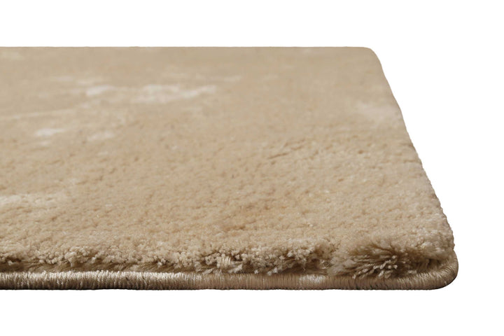 Lulu Teppich creme beige Hochflor rechteckig
