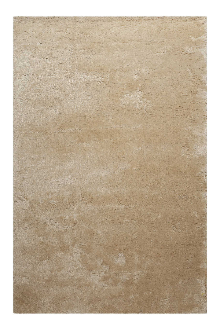 Lulu Teppich creme beige Hochflor rechteckig