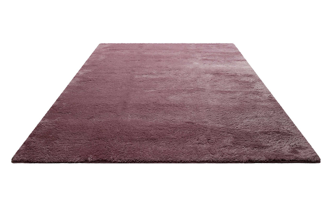 Lulu Teppich flieder violett Hochflor rechteckig