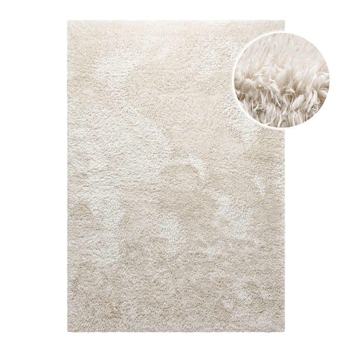 Nachhaltiger Teppich Creme Beige soft & weich "Matteo" Homie Living