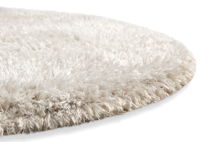 Nachhaltiger Teppich Rund Creme Beige soft & weich "Matteo" Homie Living