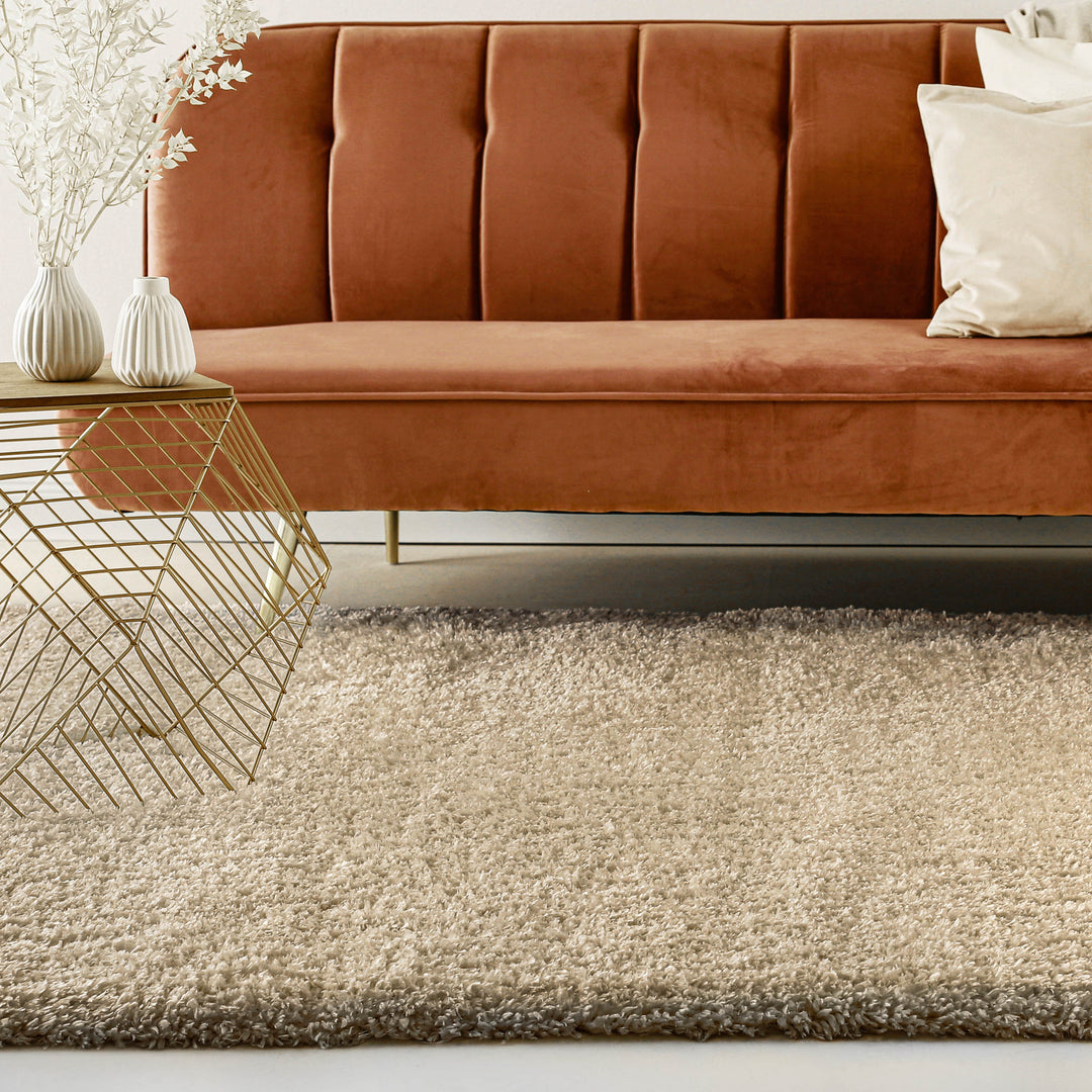 Nachhaltiger Teppich Sand Braun soft & weich "Matteo" Homie Living