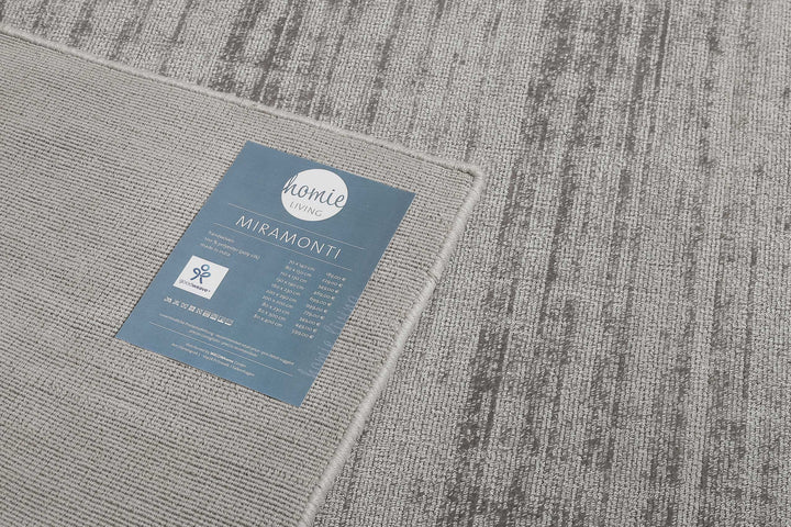 Miramonti Teppich hellgrau Kurzflor rechteckig