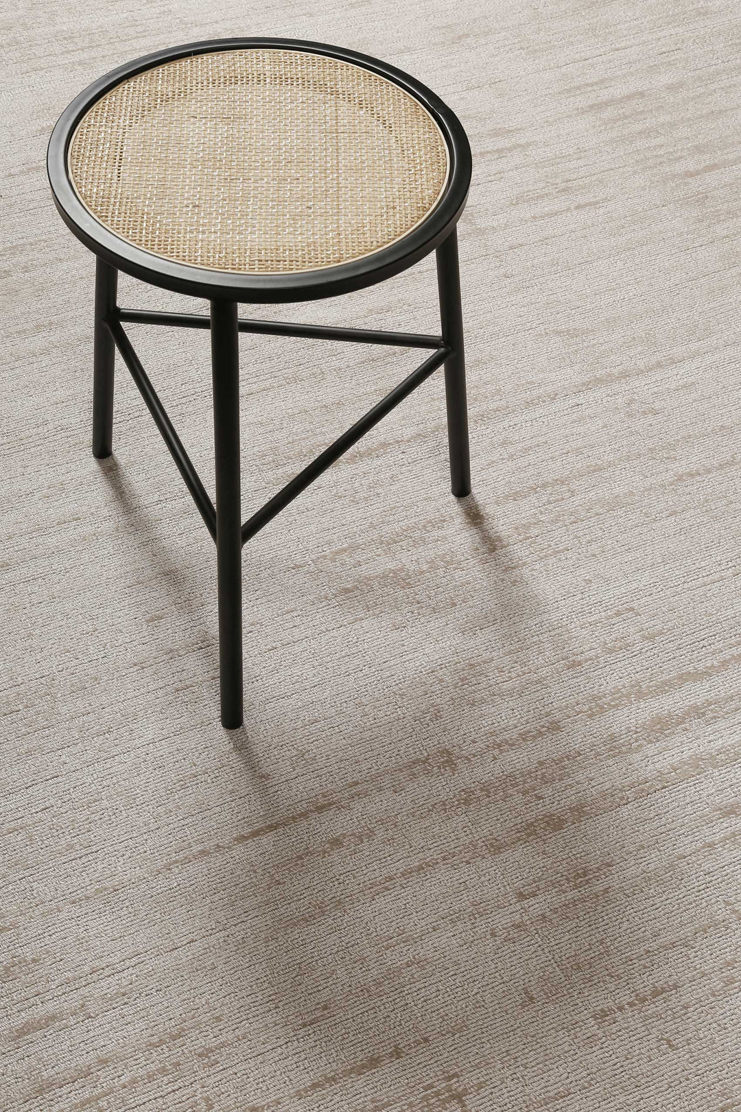 Miramonti Teppich creme beige Kurzflor rund
