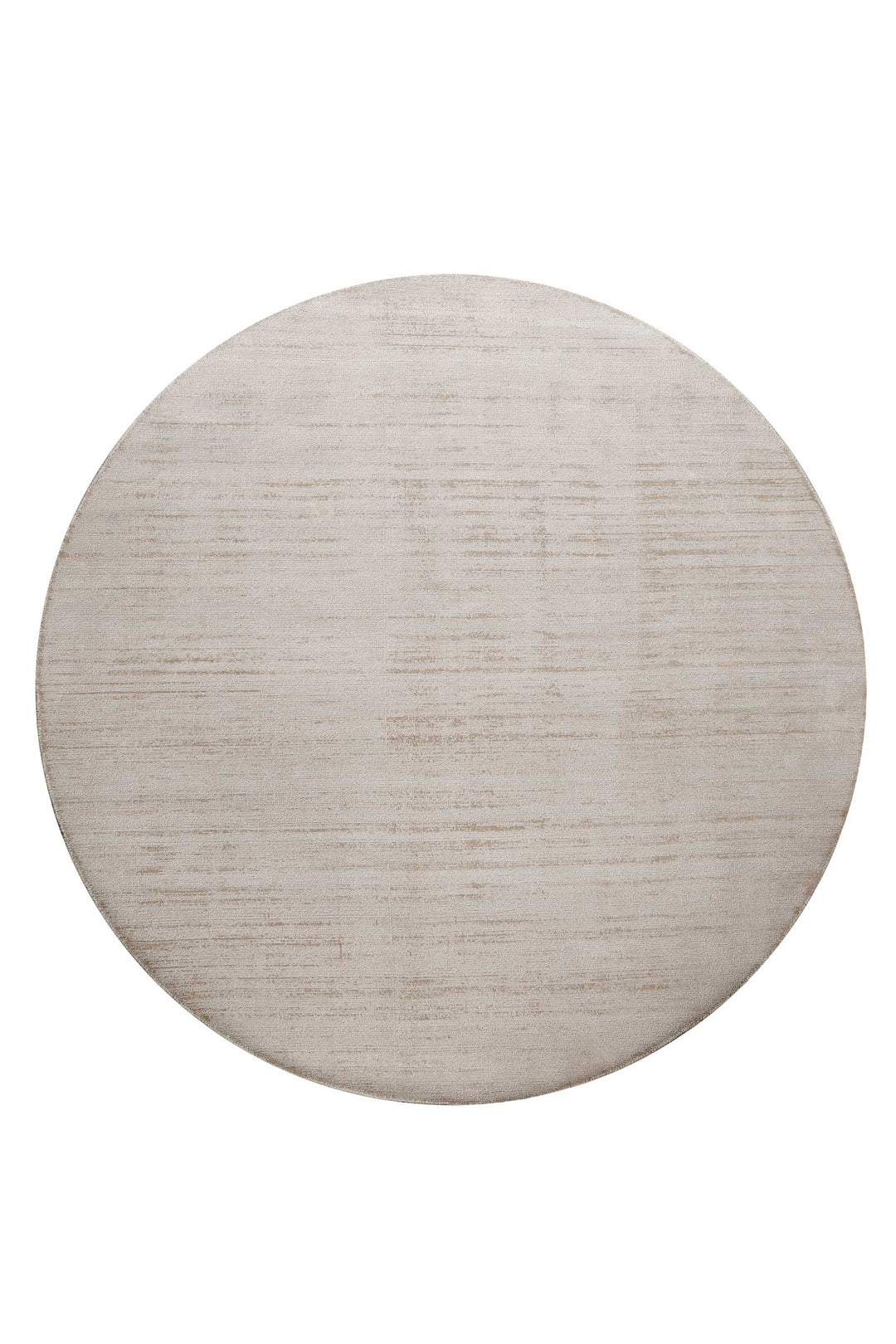 Miramonti Teppich creme beige Kurzflor rund