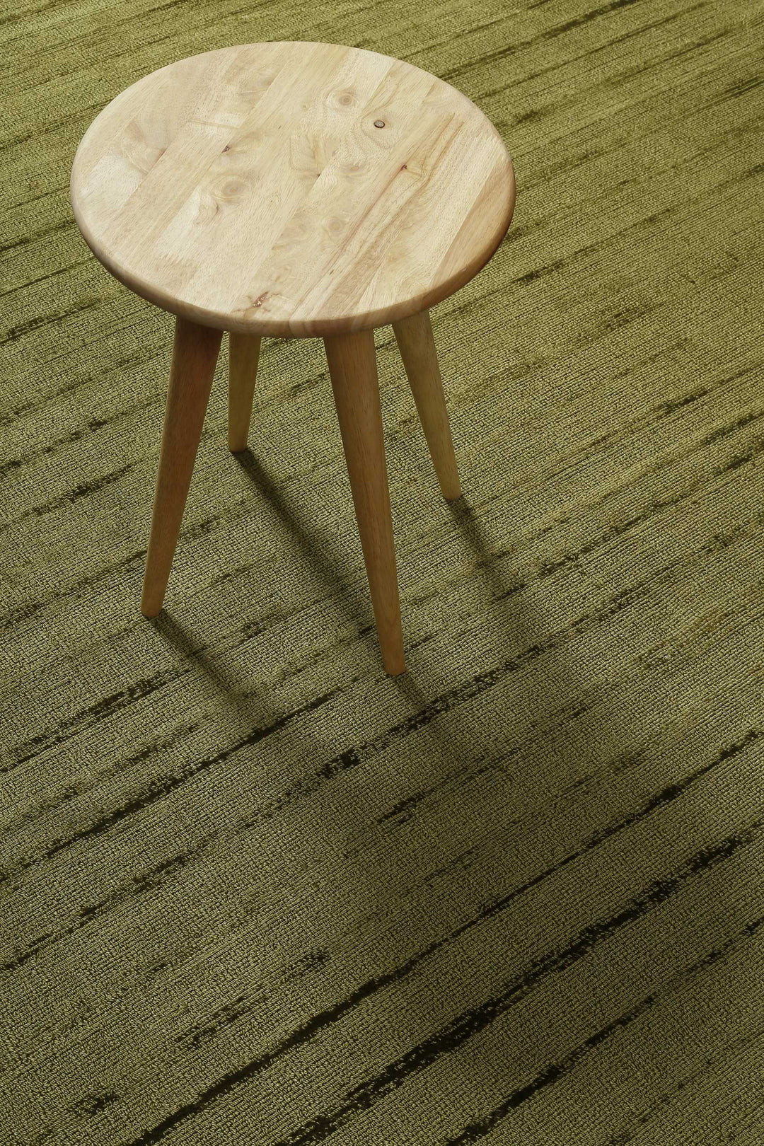 Miramonti Teppich grün Kurzflor rund