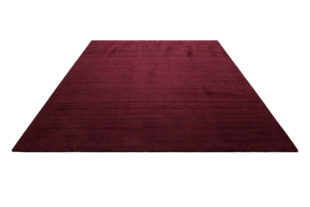Miramonti Teppich bordeaux rot Kurzflor rechteckig